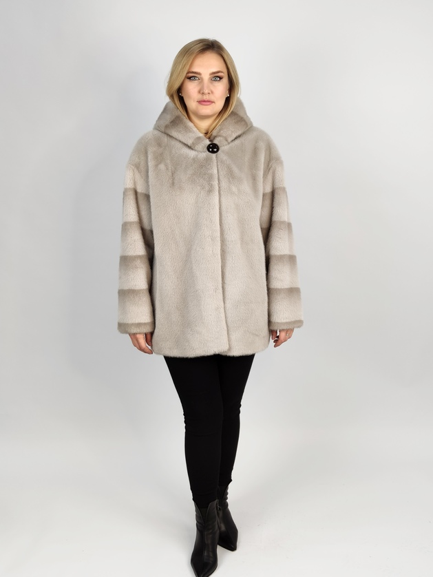 Куртка из экомеха. Модель К 5015.